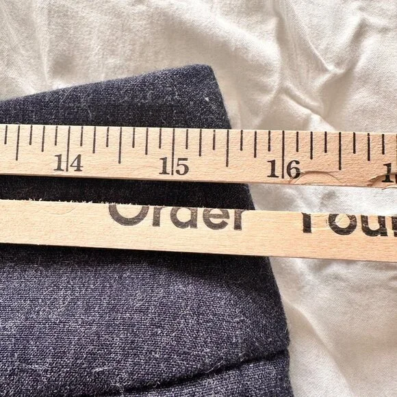 Nine West Womens Bootcut Pants Size 6 Navy Mid Rise Stretch Fabric Academia - Picture 9 of 12